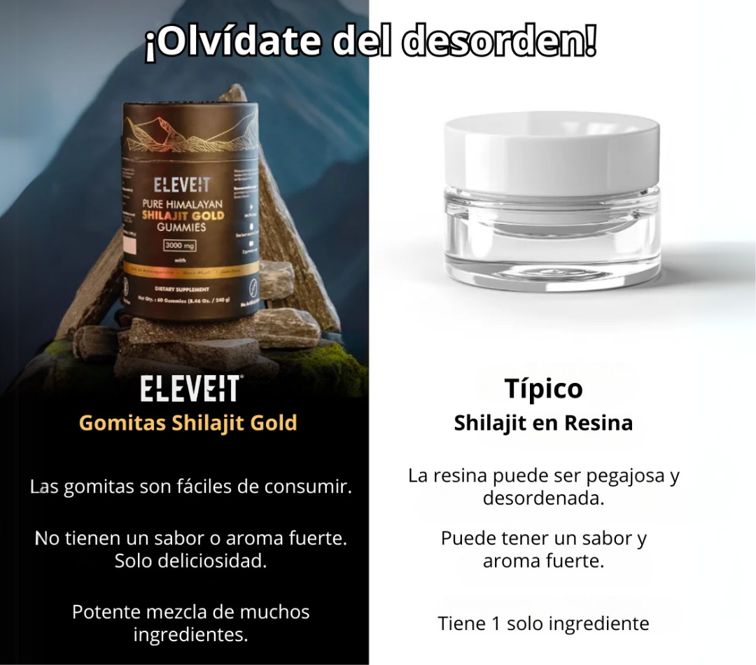 Gomitas de Shilajit Gold del Himalaya