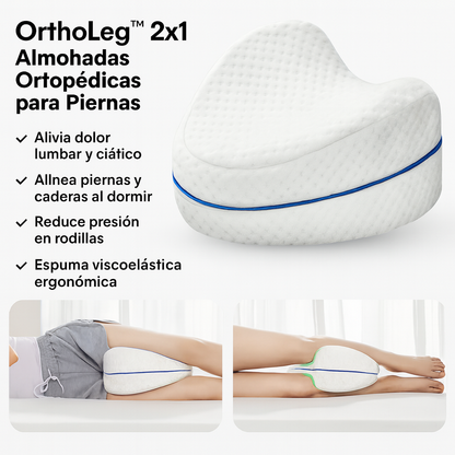 OrthoLeg™ 2x1 | Almohadas Ortopédicas para Piernas