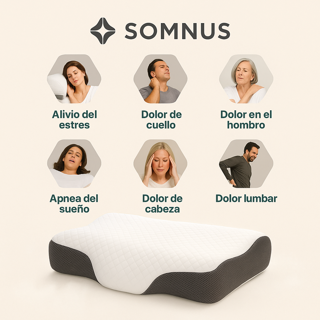 SOMNUS™- Almohada Ortopédica Cervical