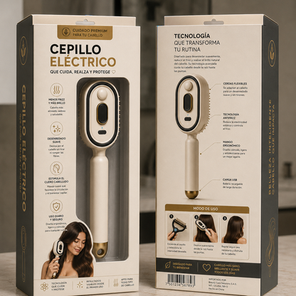 Cepillo Eléctrico con Nebulización iónica