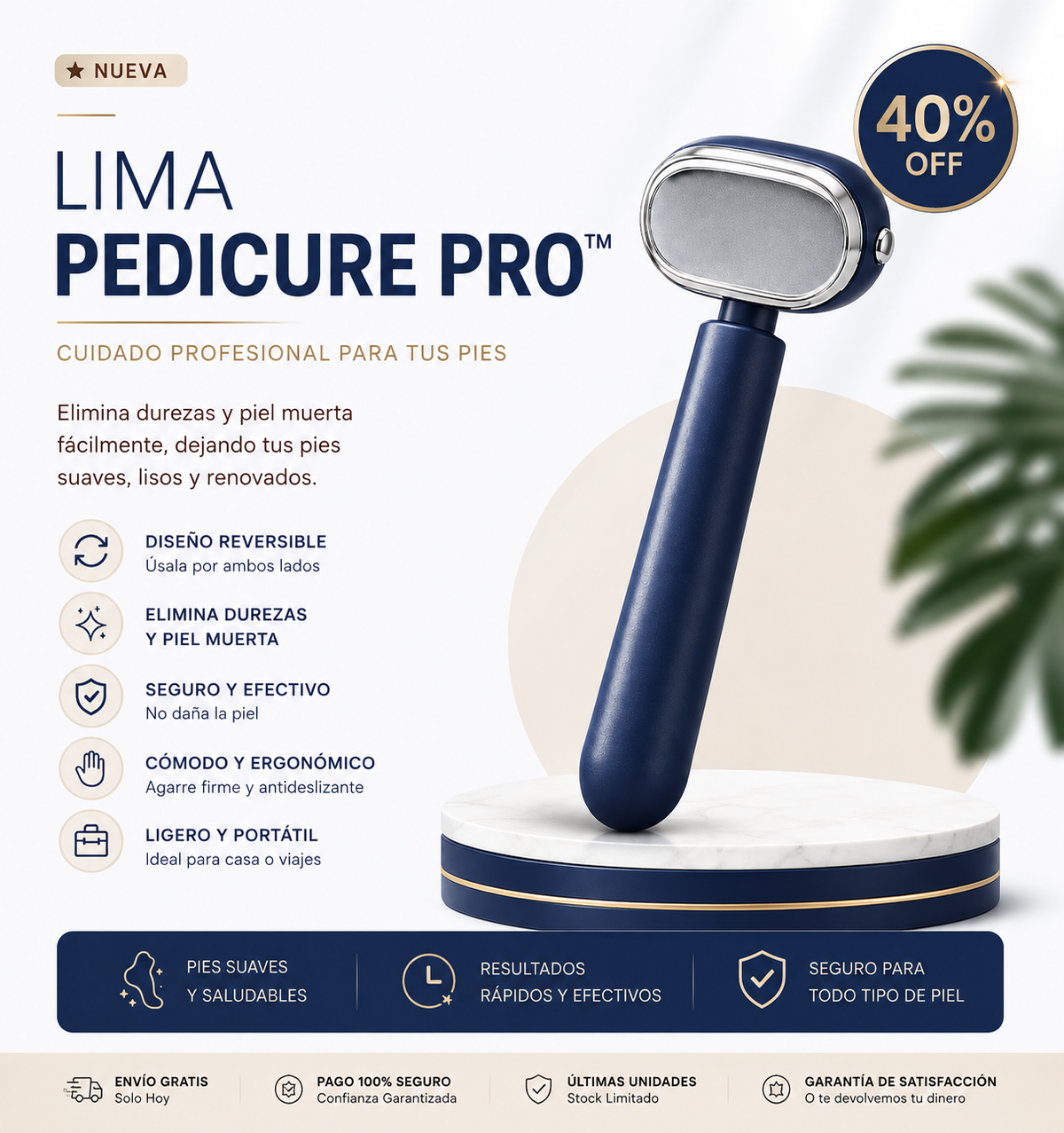 Lima Pedicure Pro™ – Elimina Durezas y Renueva tus Pies