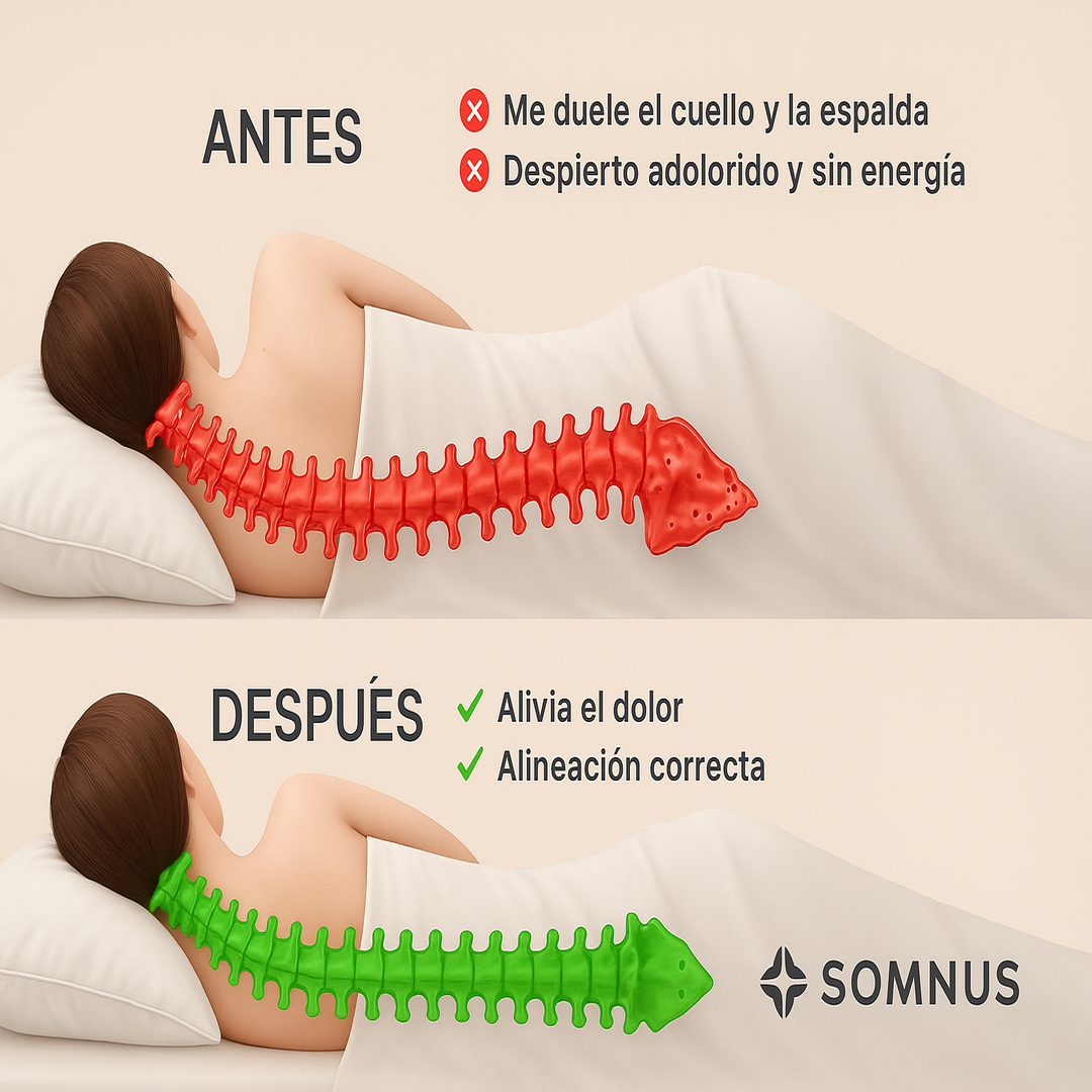 SOMNUS™- Almohada Ortopédica Cervical